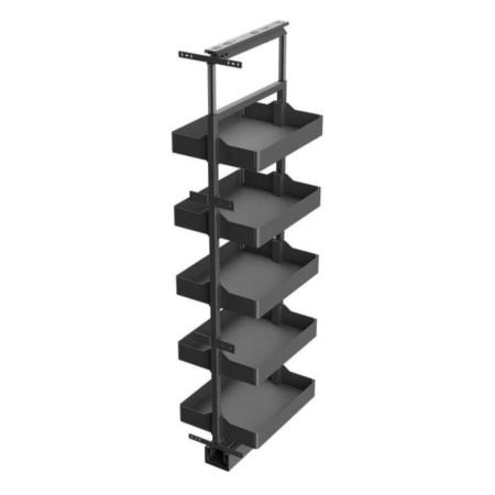 Карго-колона Aster NV 300мм графіт 5 кошиків 1659-2059мм Muller