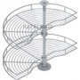 Карусель для кухні 1/2, 450мм, d=740х420х650-700мм, хром s-3011 Starax