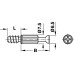 Болт стяжки Minifix S200 HAFELE B=34 L=11 (262.28.670) МИНИФИКС от Hafele - 1 Купить Болт стяжки Minifix S200 HAFELE B=34 L=11 (262.28.670) МИНИФИКС от Hafele - 1