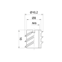 Муфта металева GIFF М6х10
