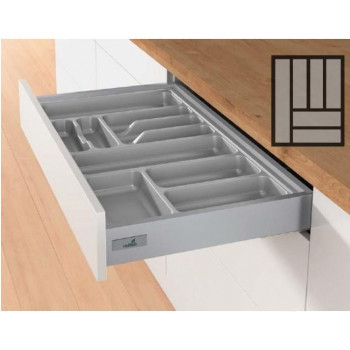 Лоток під столові прибори OrgaTray 440 W400-351 / L520-441 Hettich Сірий Лоток під столові прибори OrgaTray 440 W400-351 / L520-441 Hettich Сірий
