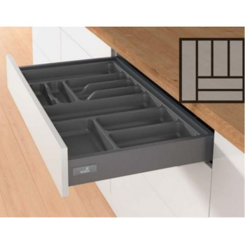 Лотки для кухні OrgaTray 440 500*L470-520 Антрацит Лотки для кухні OrgaTray 440 500*L470-520 Антрацит