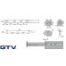 Купити Напрямна кулькова GTV Versalite Touch PRO повного висування Н=45 L=550 Push to open + Soft Close НАПРЯМНІ З ВІДСТРІЛОМ І ДОВОДЧИКОМ від Фурнітура GTV - 1