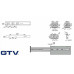 Купити Напрямна кулькова GTV Versalite Touch PRO повного висування Н=45 L=350 Push to open + Soft Close НАПРЯМНІ З ВІДСТРІЛОМ І ДОВОДЧИКОМ від Фурнітура GTV - 1