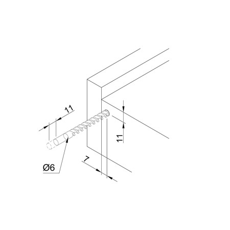 Направляючі прихованого монтажу част.в. SC L=500 MULLER 18mm max 1D