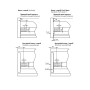 Направляючі прихованого монтажу SC L=400 Muller profi line 18mm max 3D