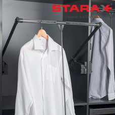Пантограф в шафу ліфт на 10 кг Starax S-6013-1A (S-6010-1)S-6010-1 антрацит
