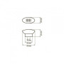 Ручка меблева хром DG 66 G2 GN 6604
