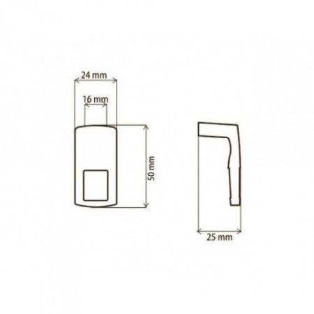 Ручка меблева DR 08 G2 RG 0804 хром