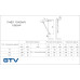 Купити Ліфт пневматичний GTV 50N (Сатина) ГАЗЛІФТ МЕБЛЕВИЙ від GTV ФУРНІТУРА - 1