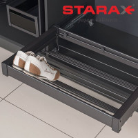 Висувна полиця для взуття в секцію 800 мм Starax S-6720-A (S-6811) антрацит