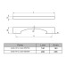 Купить Ручка скоба Virno Lines 655/256 Soft Touch черный РУЧКИ ДЛЯ КУХНИ от Мебельная фурнитура Virno Style - 1