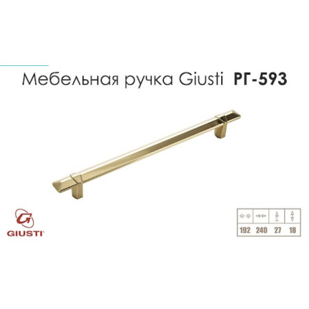 Ручки для мебели Giusti РГ 593