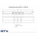 Купить Мебельная ручка GTV HEXA L=1200 мм, алюминий (UA-HEXA-1200-05) РУЧКИ ДЛЯ МЕБЕЛИ от Фурнитура GTV - 1