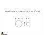 Детские ручки для мебели круглые РП-24 ГЛЯНЕЦ ЗЕЛЕНЫЙ