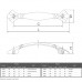 Купить Мебельные ручки Marella CL 15089.096 сталь РУЧКИ-СКОБЫ от Мебельные ручки Bosetti Marella - 1