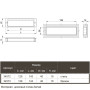 Ручки для мебели Marella CL 15203.143 бронза