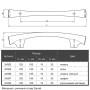 Меблеві ручки Marella M 15183.128 хром