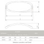 Мебельные ручки Cosma M 12939.128 хром