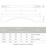 Ручки для меблів Cosma M 12943.320 хром