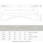 Ручки для меблів Cosma M 12943.160 хром