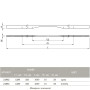 Меблеві ручки Cosma M 587.320-1280.1600 нікель