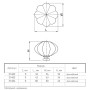 Мебельные ручки Ferro Fiori CR 9160.43 античная бронза|белый