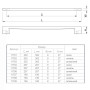 Ручки для мебели Ferro Fiori M 0030.256 хром