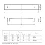 Ручки для мебели Ferro Fiori PL 11002.160 черный