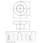  Меблеві ручки Ferro Fiori PL 11004.01.O червоний