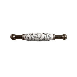 Меблеві ручки GAMET UP21-0096-011-WHT-12 Срібло