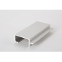 Ручки для мебели Н3 L= 5950мм Серебро BRUSH