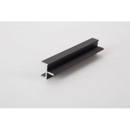 Мебельные ручки Н1 L = 5950мм Чёрный BRUSH