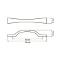 Ручка скоба хром DS 29 G2 US 2904