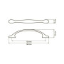 Ручки для мебели SS 6528/128 G5 НИКЕЛЬ МАТОВЫЙ