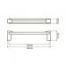 Купить Ручка скоба 128мм хром D-755/128 AL G2 АРХИВ от Мебельная фурнитура ДС - 1