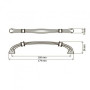 Ручки для мебели DR 49/160 G16 НИКЕЛЬ ТЕМНЫЙ