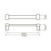 Купить Ручка скоба 160мм DRU 09AL/160 G2 RU 09/C00/04/160 хром АРХИВ от Мебельная фурнитура ДС - 1
