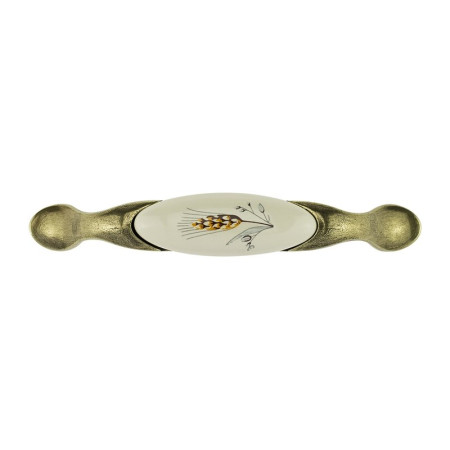 Ручки для мебели DP 195/96 G4/MLK5 БРОНЗА АНТИЧНАЯ/КОЛОСОК