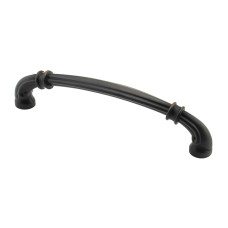 Ручка скоба 128 мм DR 49/128 G16 NEW темний нікель
