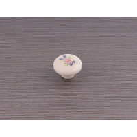 Ручка для мебели DG 20 MLK1 SMALL РОЗОВЫЙ ЦВЕТОК