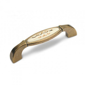Купить Керамическая мебельная ручка купить бронза D-307/96 G4/14М АРХИВ от Мебельная фурнитура ДС