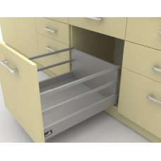 Висувні ящики InnoTech Atira повного висування L620 срібло H287