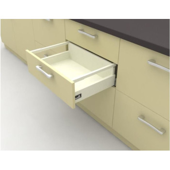 Выдвижные ящики InnoTech Atira полного выдвижения L350 белый H144 (бок Н70+1 релинг) c доводчиком SilentSystem Выдвижные ящики InnoTech Atira полного выдвижения L350 белый H144 (бок Н70+1 релинг) c доводчиком SilentSystem