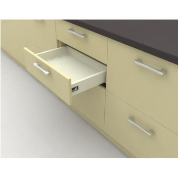 Выдвижные ящики InnoTech Atira частичного выдвижения L350 белый H70 c доводчиком SilentSystem