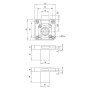 Замок для шафи Muller CN 22mm