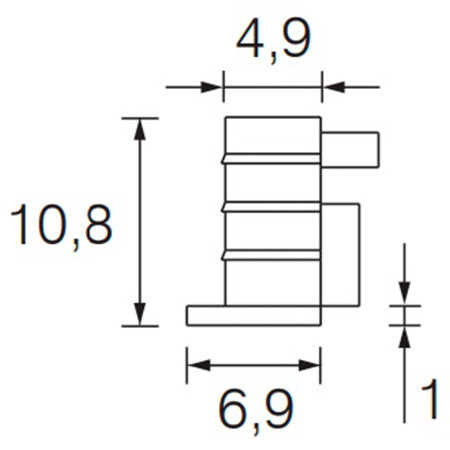 Заглушка SKY-B (682T0003), колір - білий