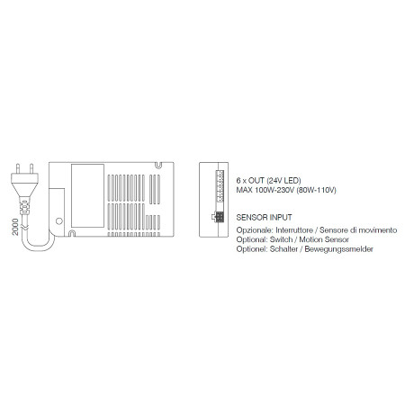 Блок живлення 24 V, 100W (3T4F0201)