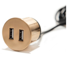 Мебельная USB розетка  ASA VersaPick золото (060.29Z.00008)
