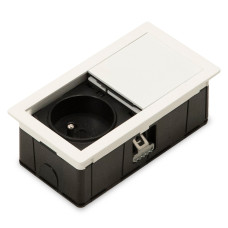 Розетковий блок ASA VersaHit Mono 1x220 IP54 холодний білий RAL 9003 (060.25F.00007)